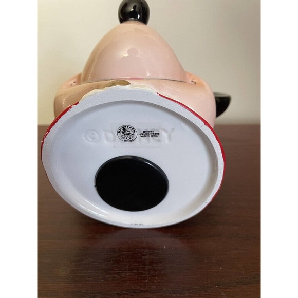 ENESCO for Walt Disney Ceramic MICKEY MOUSE Christmas BANK 6” Tall, Christmas - Picture 6 of 7